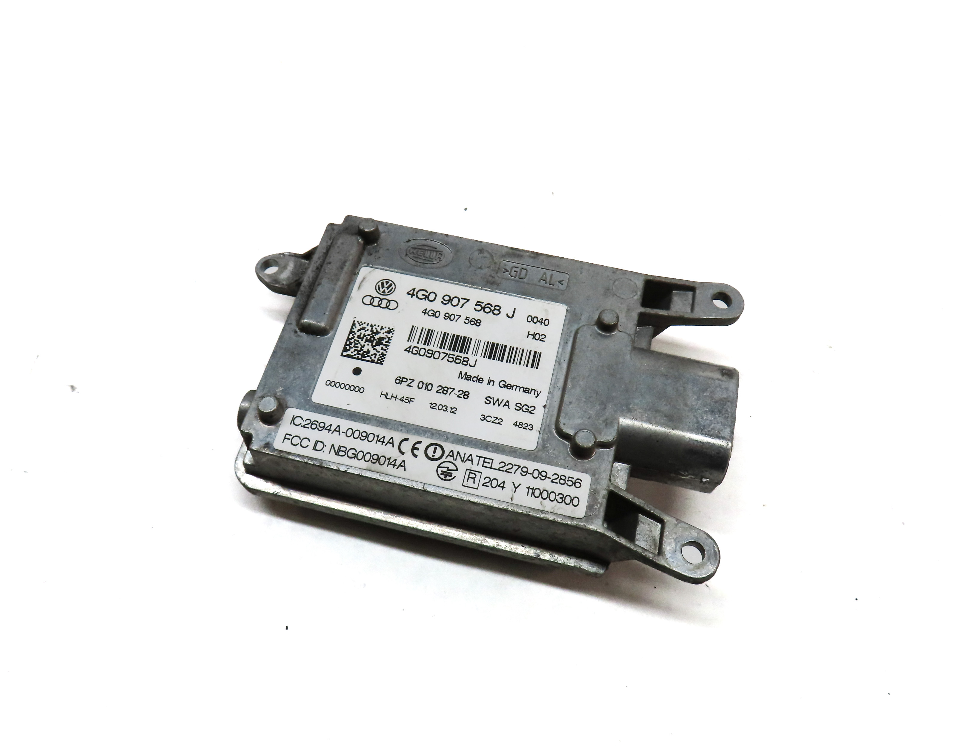 2012-2015 AUDI A7 S7 RS7 (C7 4G8) BLIND SPOT ALERT CONTROL MODULE (SLAVE) — exact item pictured